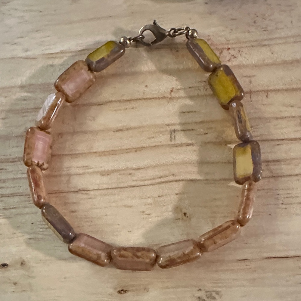 Czech Glass Bead Bracelet